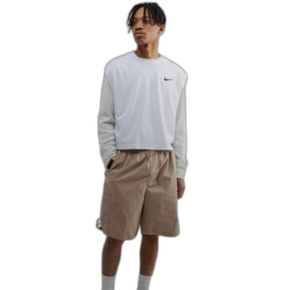 NIKE SWIM Mesh Crop Tank Top Men's S White Tee Urban Outfitters Exclusive NWT - Picture 8 of 10